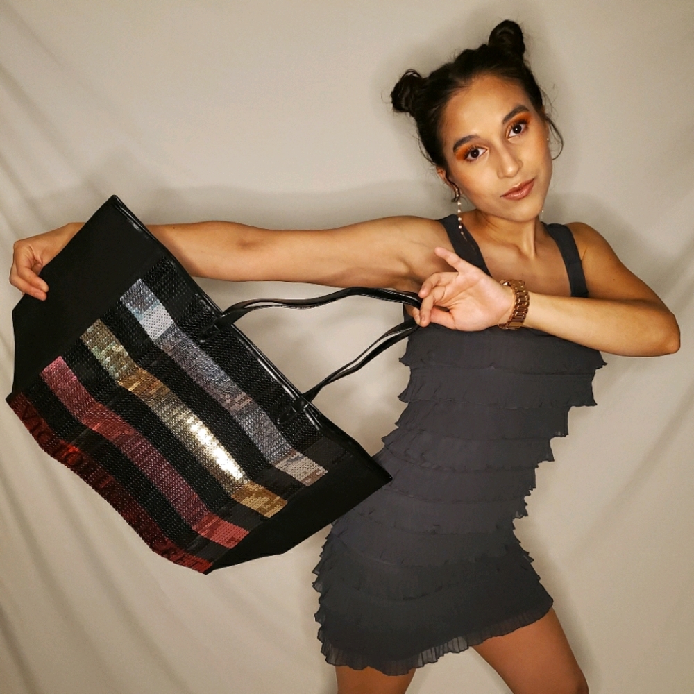 VICTORIA SECRET SEQUIN TOTE